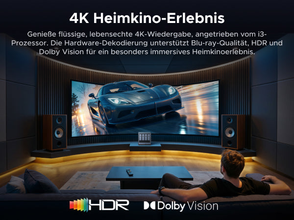 UGREEN NASync DXP4800 Pro mit Hardware-Decoding für Blu-ray, HDR und Dolby Vision