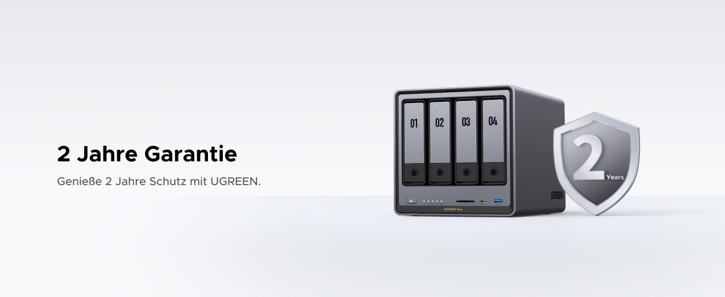 UGREEN DXP4800 Plus bietet 2 Jahre kostenlosen Kundendienst