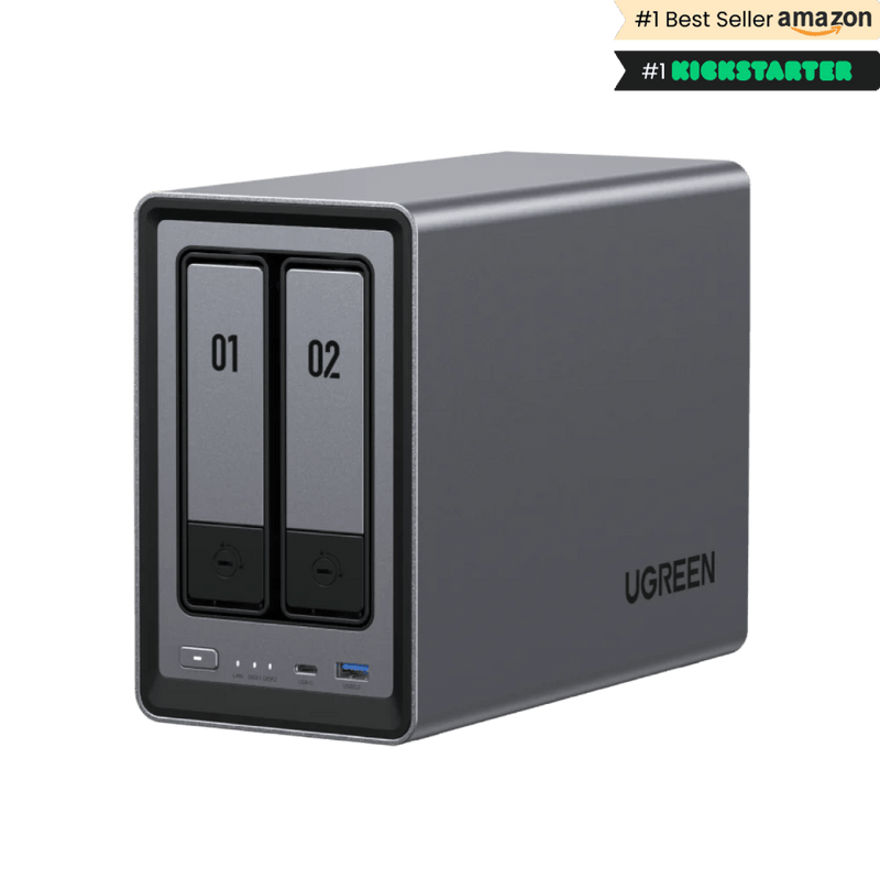 UGREEN DXP2800 2-Bay NAS mit zwei Front-Einschüben