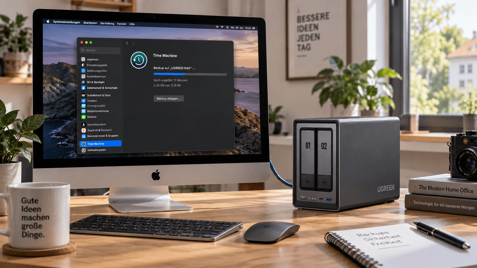 NAS mit Mac verbinden: Finder und Time Machine einrichten