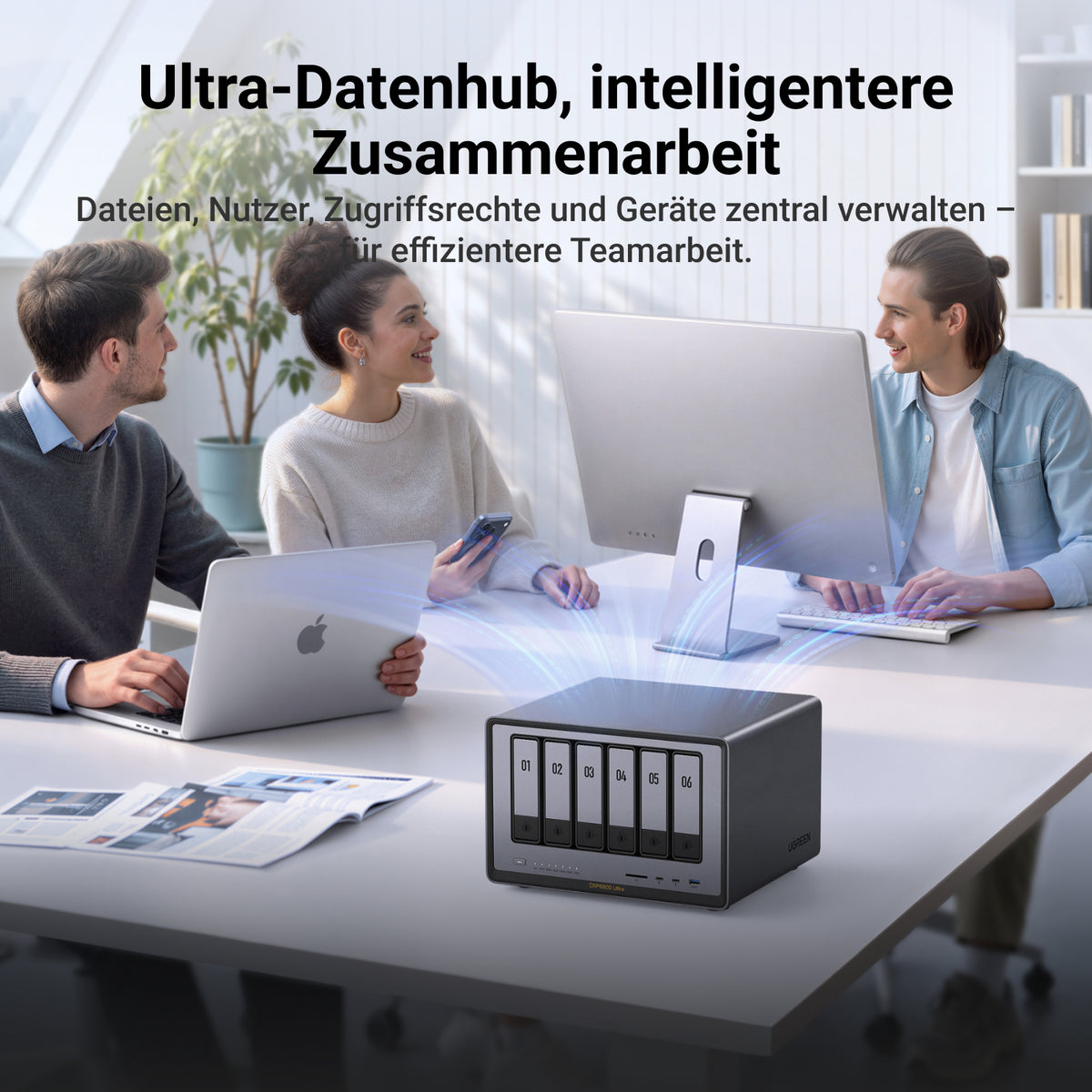 UGREEN NASync DXP6800 Ultra 6-Bay 208TB NAS