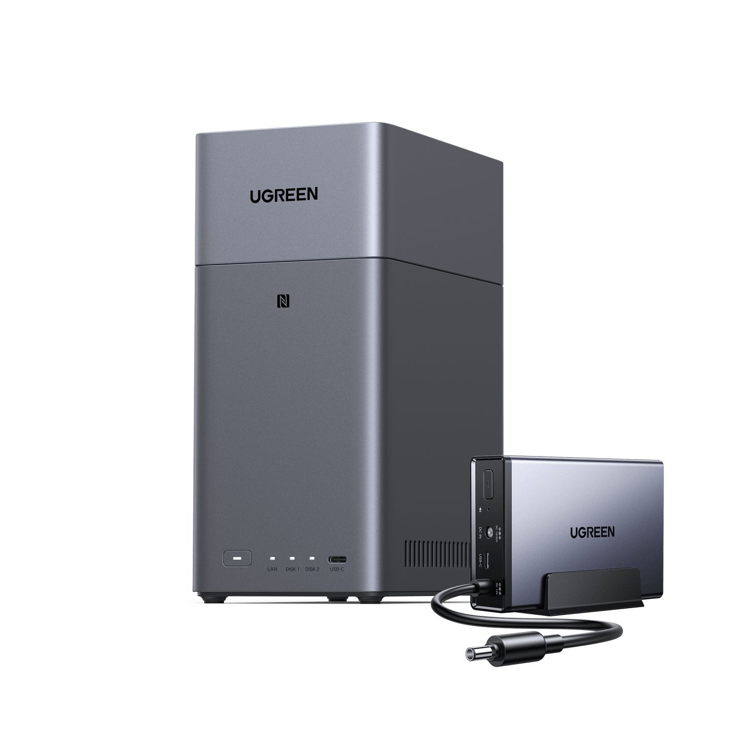UGREEN NASync DH2300 in Kombination mit einer UGREEN 120-W-DC-USV
