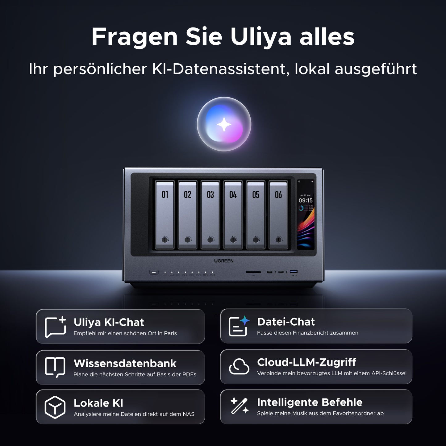 UGREEN iDX6011 Pro 6-Bay AI NAS
