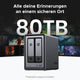 UGREEN DXP2800 NAS mit 80 TB Speicher für Fotos und Videos