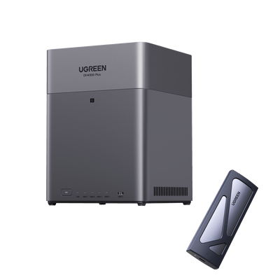DH4300 Plus + M.2 NVMe SSD Gehäuse-Adapter