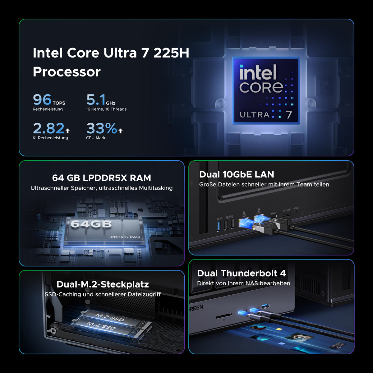 UGREEN iDX6011 Pro 6-Bay AI NAS