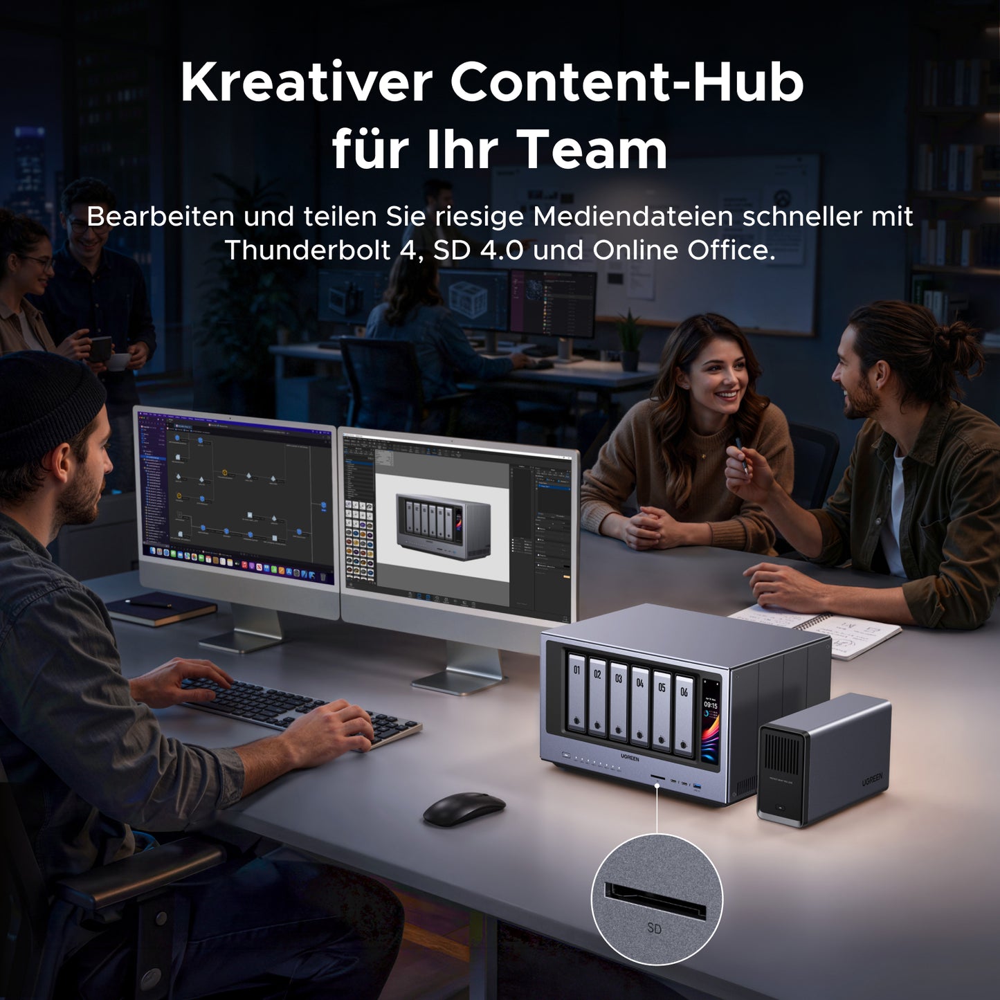 UGREEN iDX6011 Pro 6-Bay AI NAS
