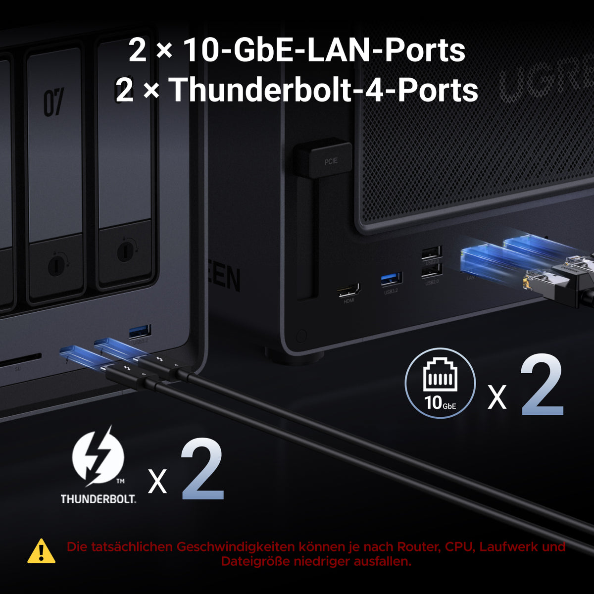 UGREEN NASync DXP8800 Ultra 8-Bay 272TB NAS