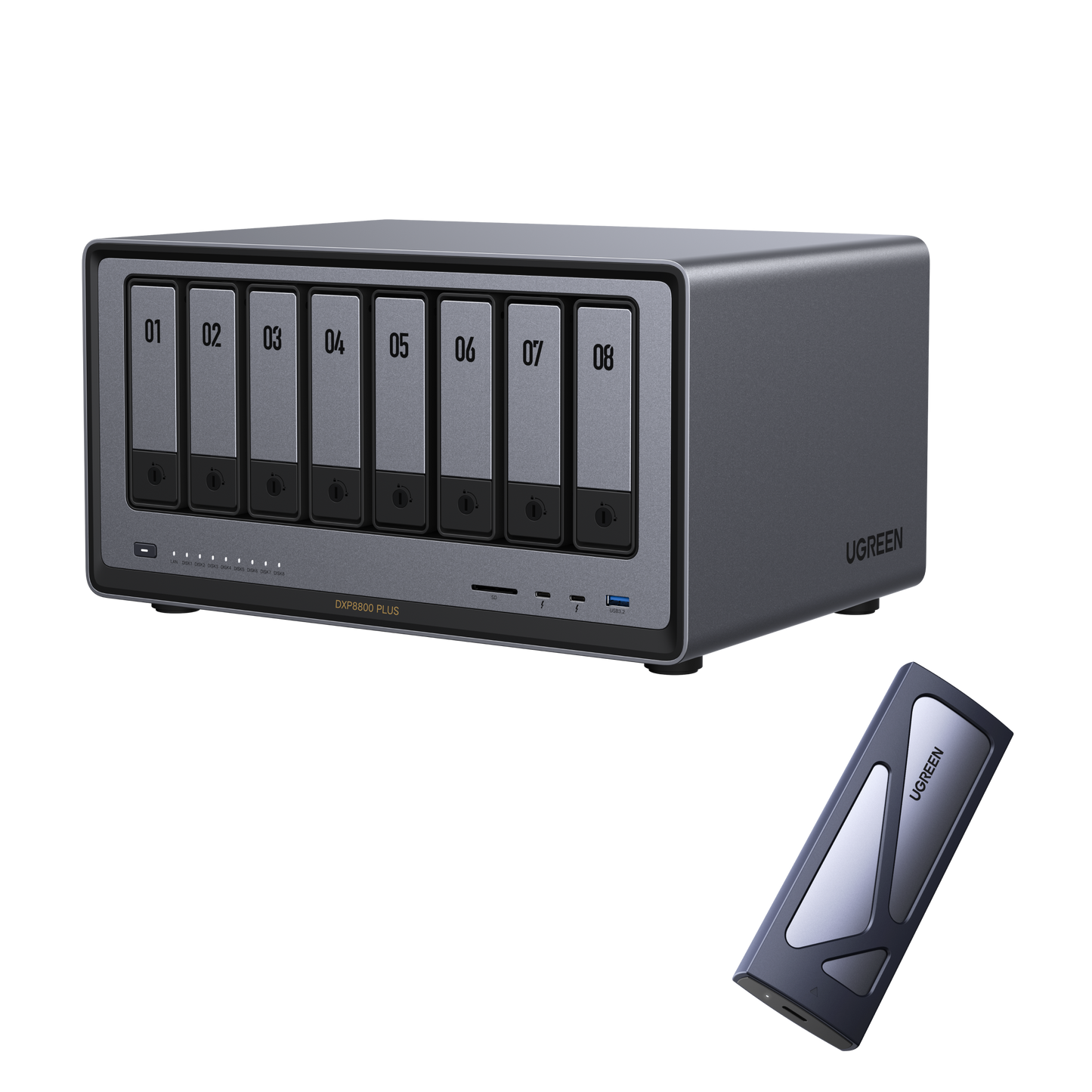 UGREEN NASync DXP8800 Plus 8-Bay 272TB NAS