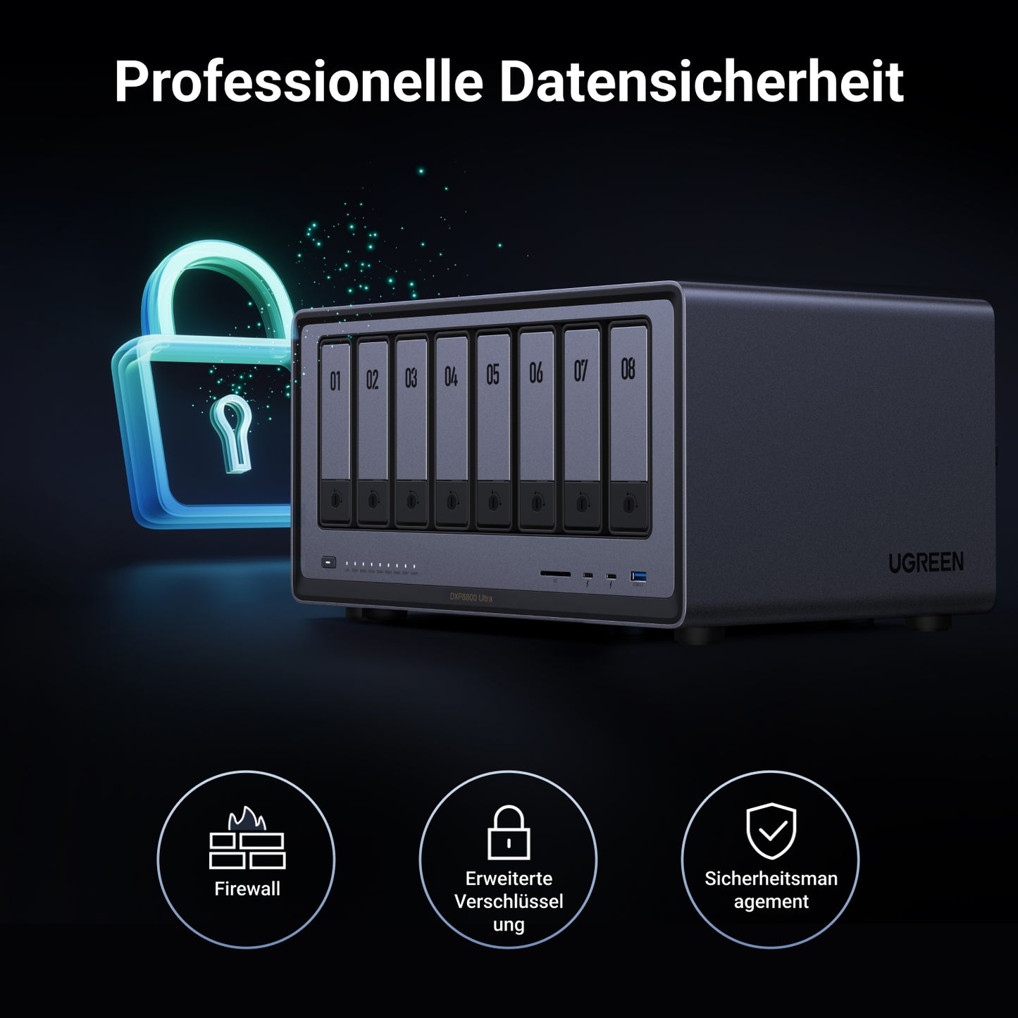 UGREEN NASync DXP8800 Ultra 8-Bay 272TB NAS