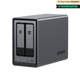 UGREEN DXP2800 2-Bay NAS mit zwei Front-Einschüben