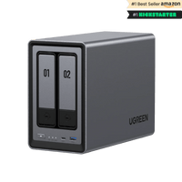 UGREEN DXP2800 2-Bay NAS mit zwei Front-Einschüben