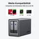 UGREEN DXP2800 NAS kompatibel mit 3,5 Zoll HDD 2,5 Zoll HDD und SSD