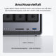 UGREEN 4bay NAS Speicher Anschlussvielfalt: USB-C 10Gb/s, SD-Kartensteckplatz & Hochgeschwindigkeits-USB-Ports für flexible Datensicherung