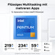 UGREEN 4bay plus NAS Speicher mit Intel® Pentium Gold: 219% CPU-Leistung, 4.4 GHz Turbo & 5 Kerne für flüssiges Multitasking - Bis zu 234% bessere GPU-Performance