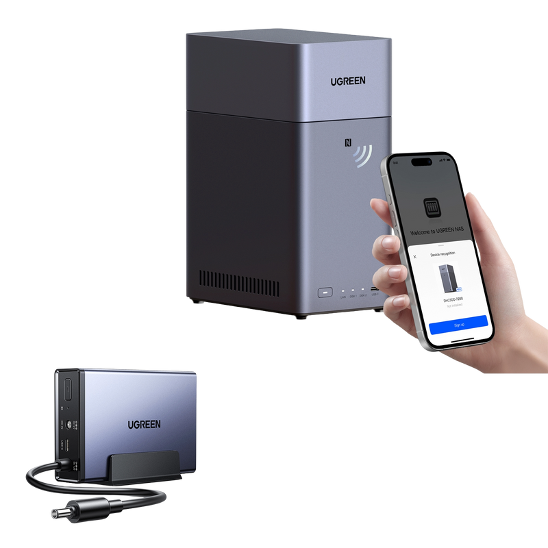 UGREEN NASync DH2300 2-Bay 64TB NAS