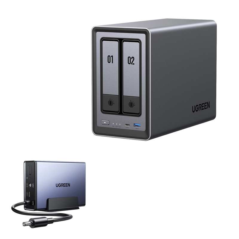 UGREEN NASync DXP2800 2-Bay 80TB NAS